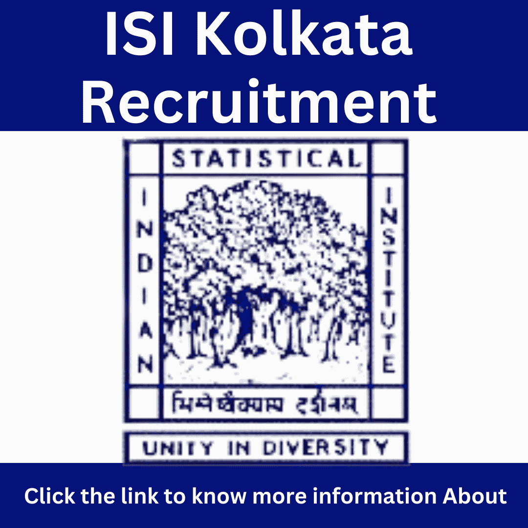 ISI kolkata Recruitment