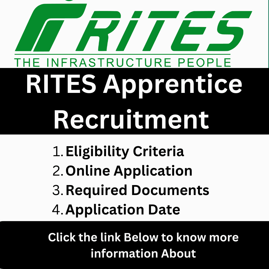 RITES apprentice Recruitment