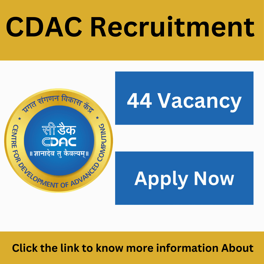 CDAC Recruitment
