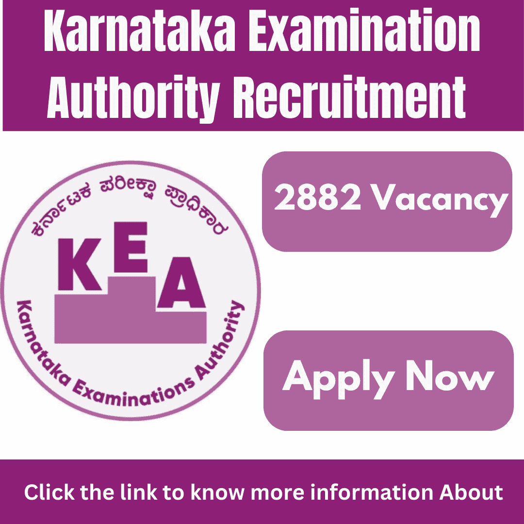 Karnataka Examination Authority Recruitment