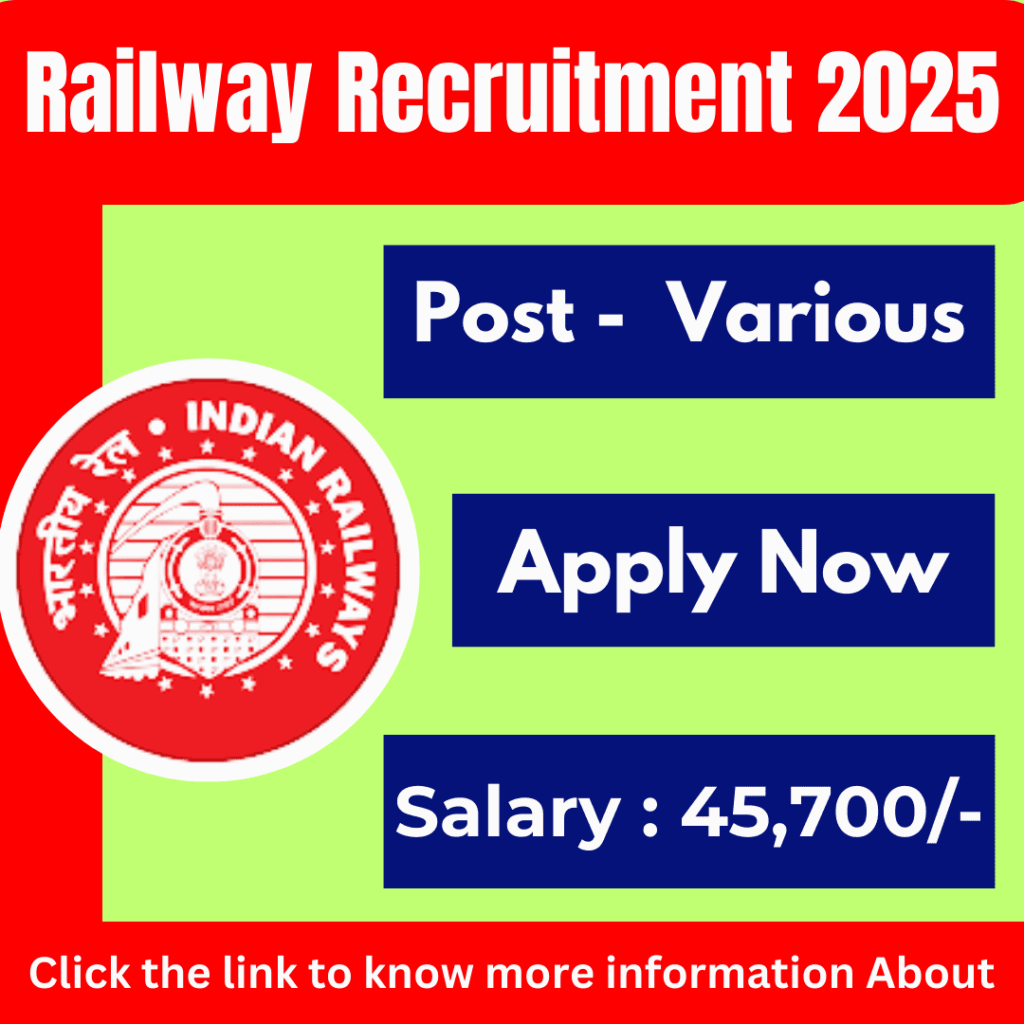 Railway Jobs LatestNews