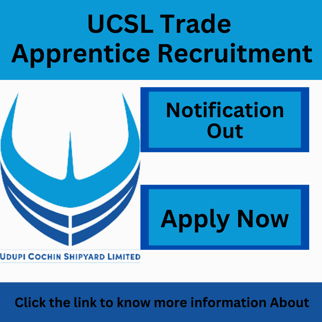 UCSL Trade Apprentice Recruitment